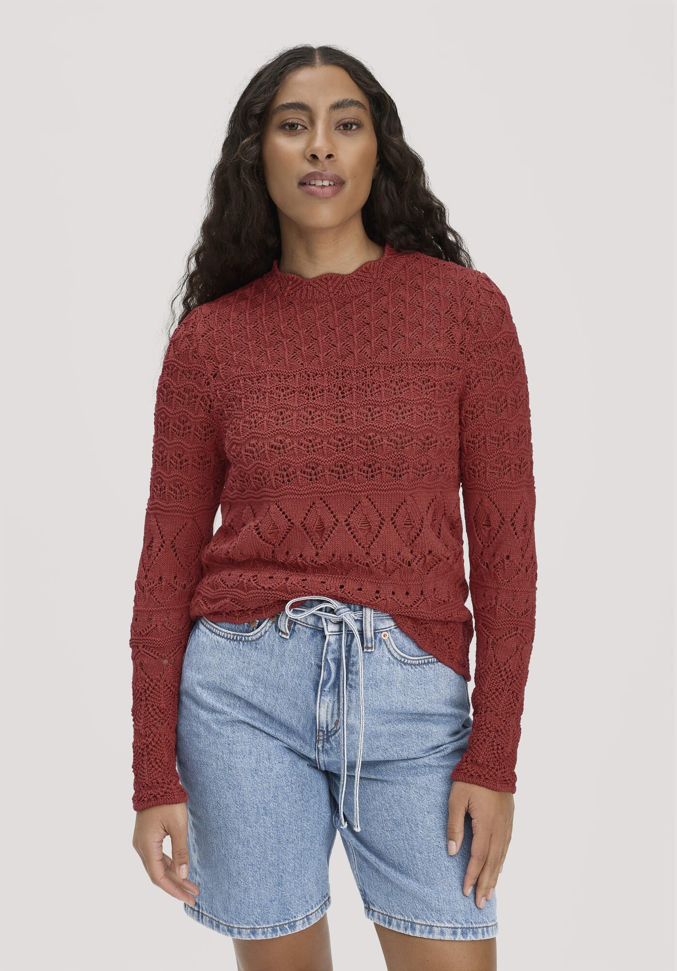 Hessnatur Strickpullover (1-tlg)