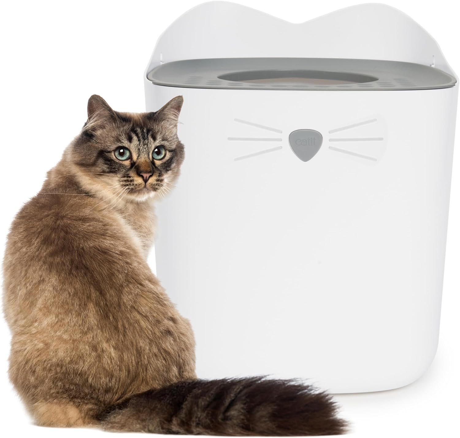 Catit Katzentoilette Pixi Katzentoilette, Farbe: grau