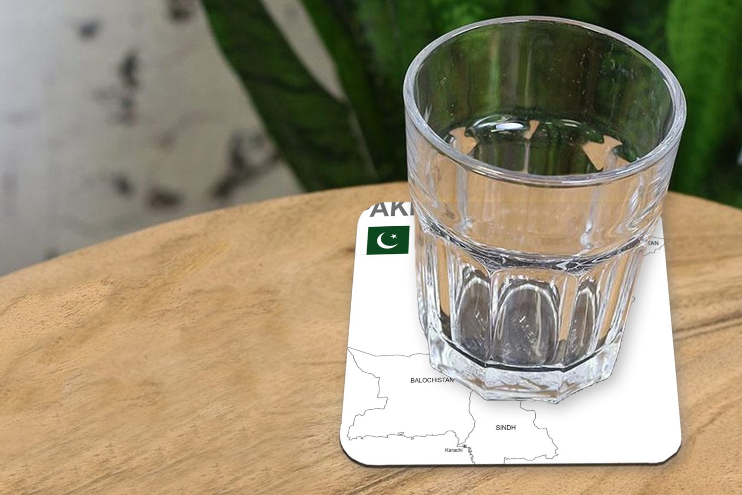 Pakistan seinen Untersetzer, Illustration Provinzen, 6-tlg., Glasuntersetzer, Tischuntersetzer, Korkuntersetzer, Glasuntersetzer Gläser, MuchoWow Tasse Zubehör von und für