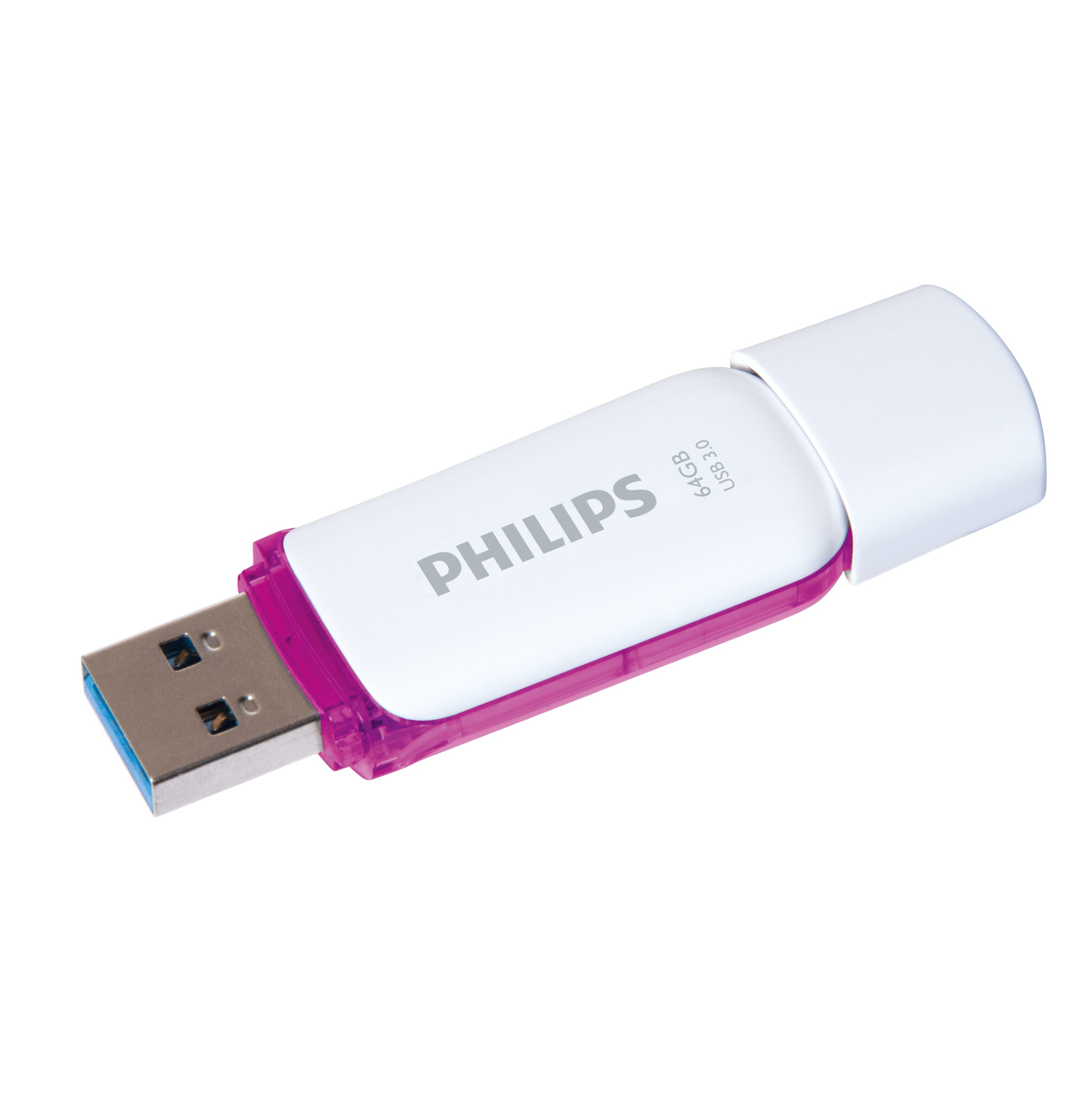 Philips FM64FD75B/00 USB-Stick (USB 3.0, Lesegeschwindigkeit 100,00 MB/s, Snow Edition Magic Purple®, 64GB, USB3.0, LED, 1er Pack)