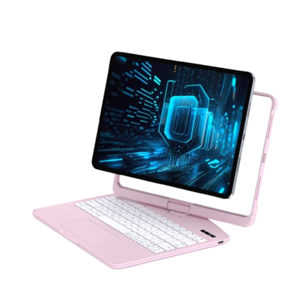 HUSK'SWARE 10.5/10,9/11/12,9/13 iPad-Tastatur (iPad Rotations-Tastaturhülle mit Smart Control)