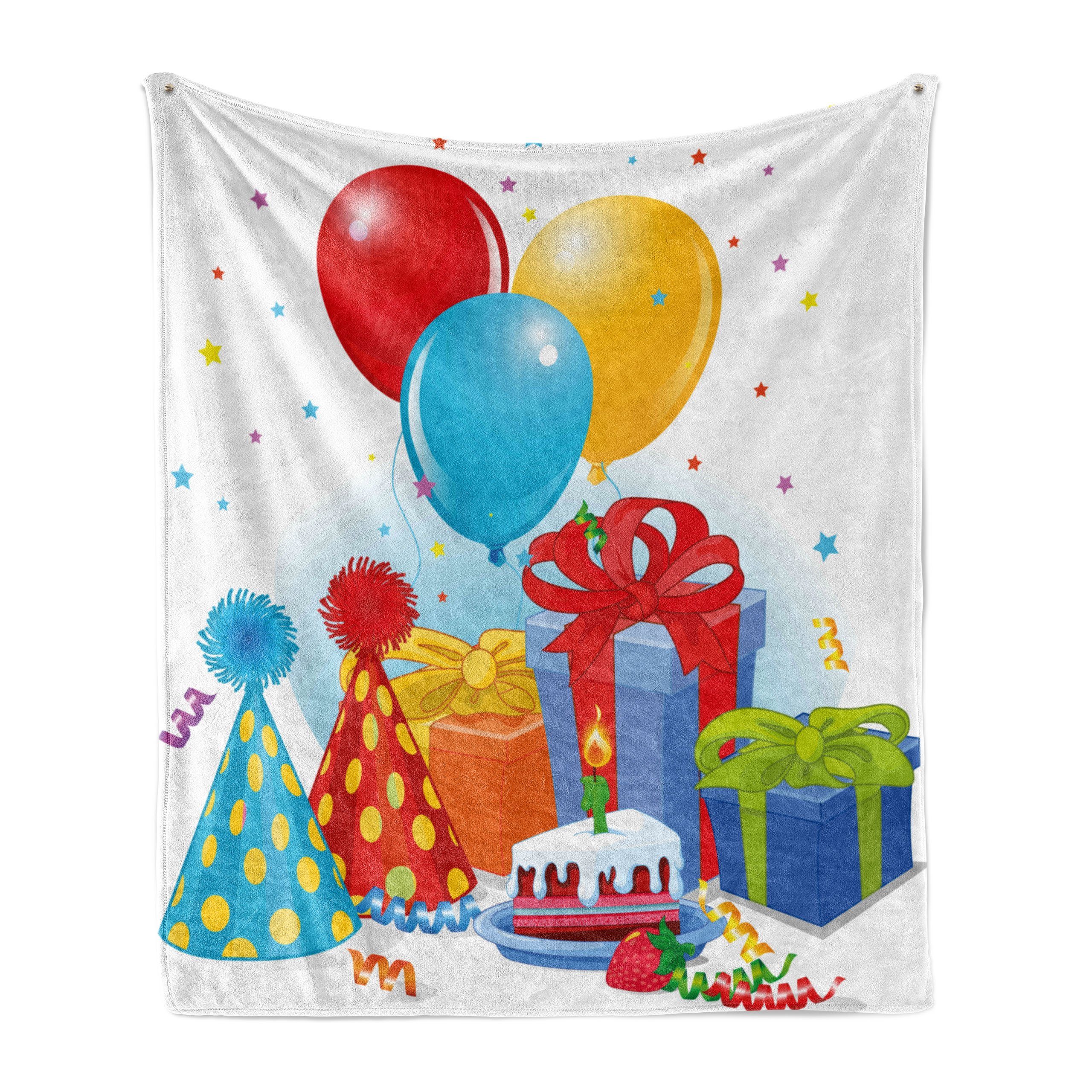 Wohndecke Gemütlicher Plüsch Ballons den und Pie Hüte Party Außenbereich, für Abakuhaus, Innen- Geschenke