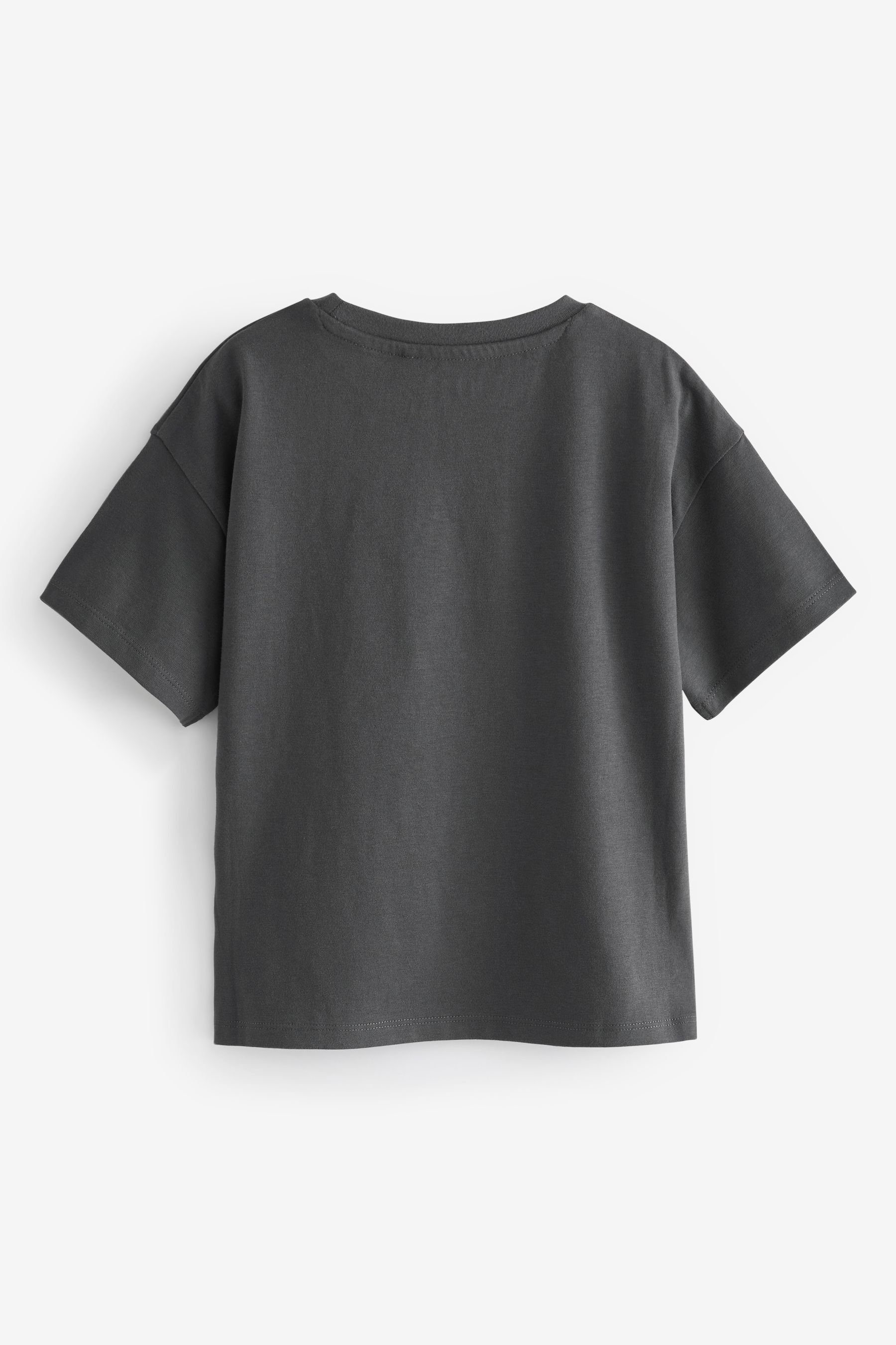 Kurzgröße mit Next T-Shirt Strass, (1-tlg) Einhorn-Grafik-T-Shirt
