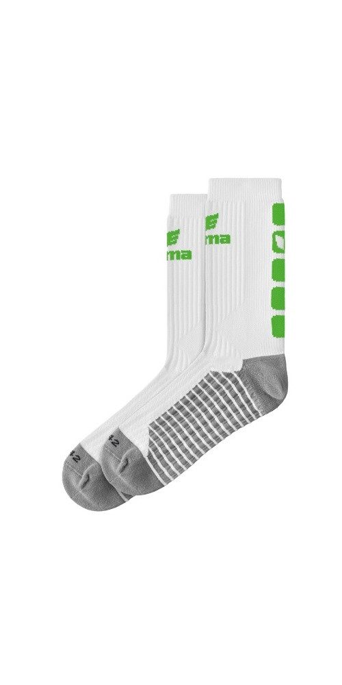 Erima Sportsocken Crew 5-Cubes weiss/grün- 1 günstig online kaufen