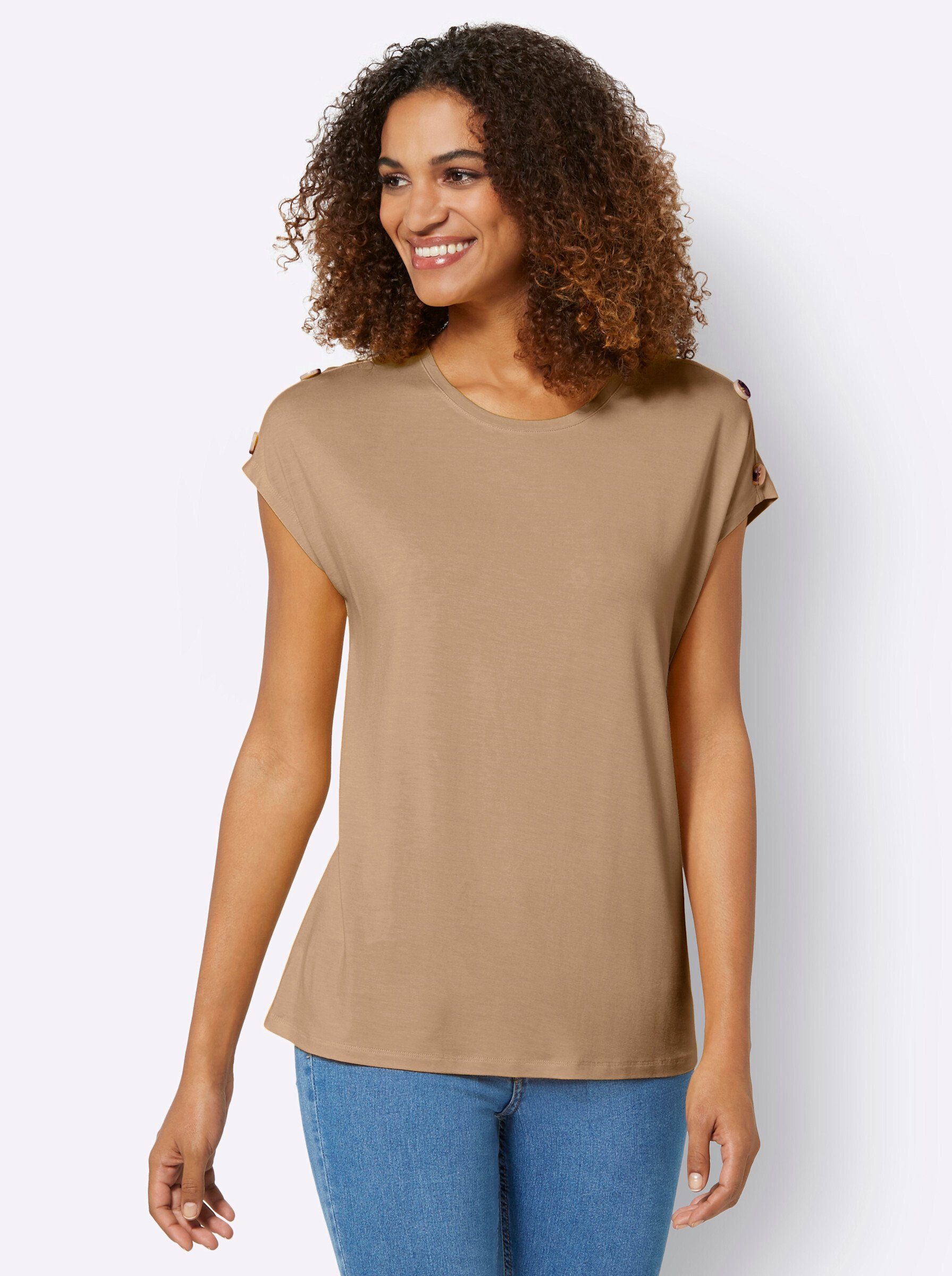 WITT WEIDEN T-Shirt camel