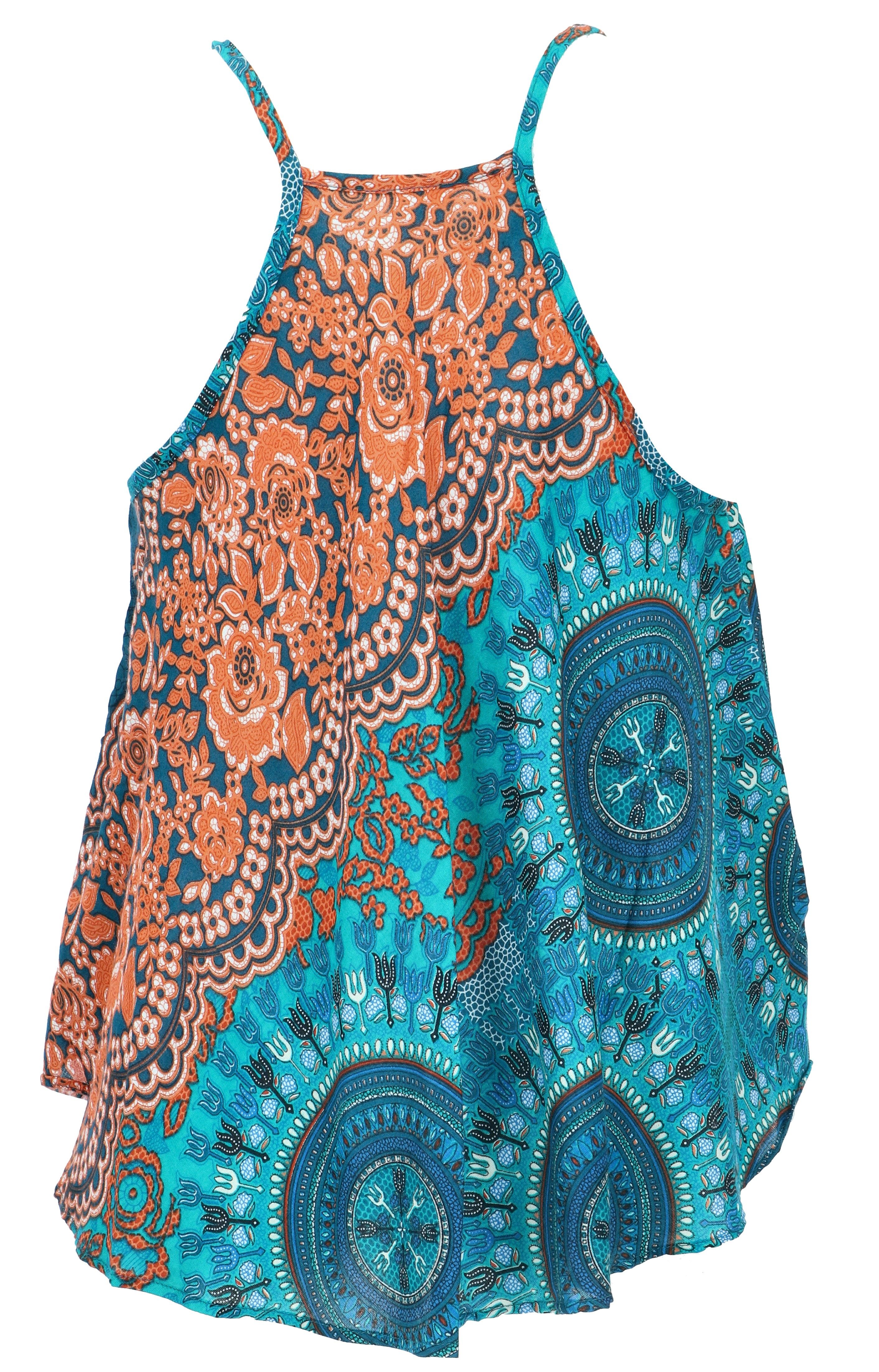 Guru-Shop T-Shirt Boho Trägertop, Sommertop, Damentop, Strandtop.. Festival, Hippie, Ethno Style, alternative Bekleidung – Bild 4 von 5