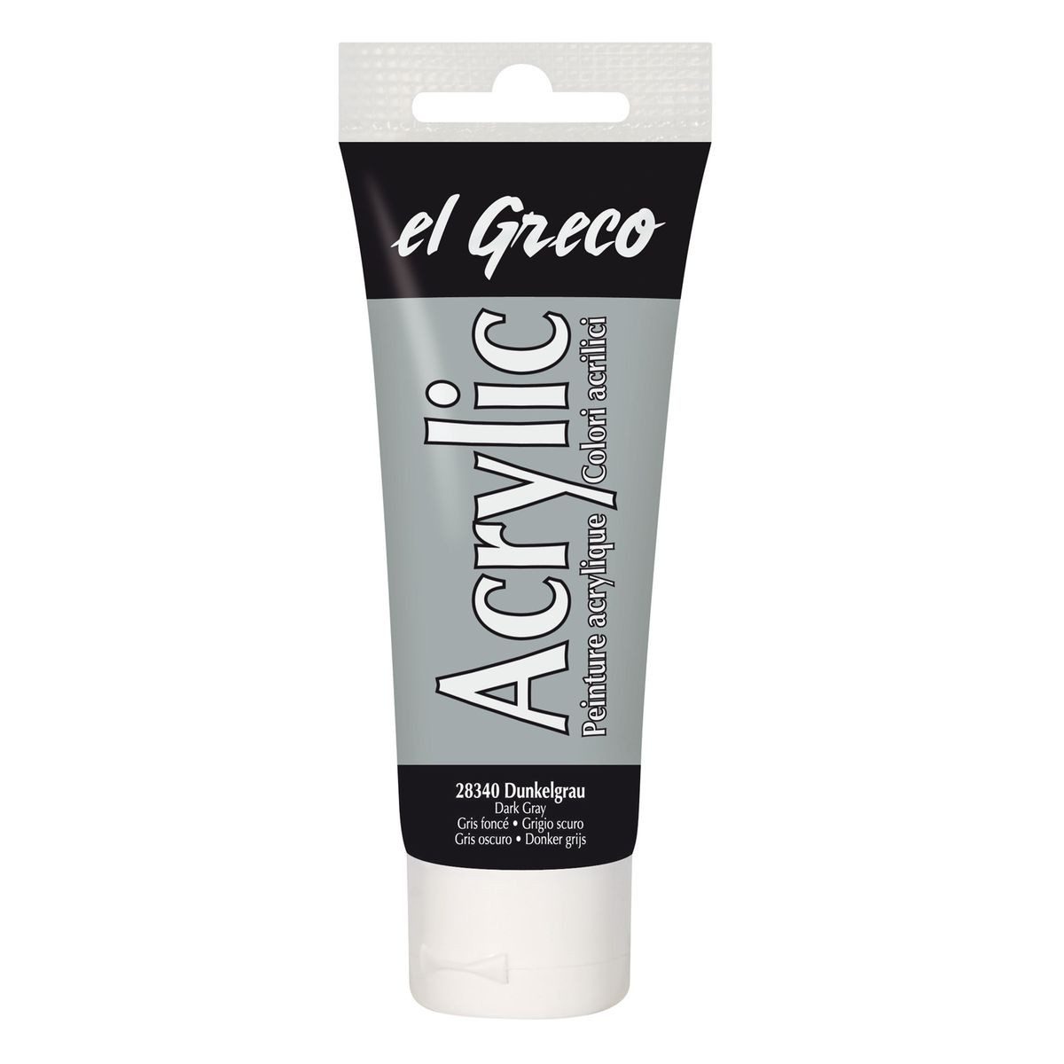 C. KREUL Acrylfarbe KREUL Acrylfarbe eL Greco dunkelgrau 75ml Tube