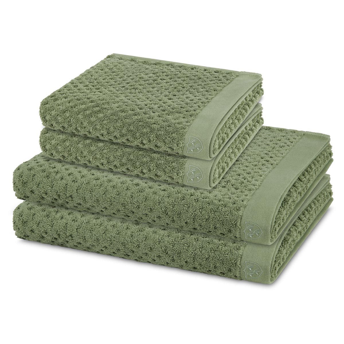 ROSS Handtuch Set Harmony, Walkfrottee (Spar-Set, 4-St), 2 X Handtuch 2 X D günstig online kaufen