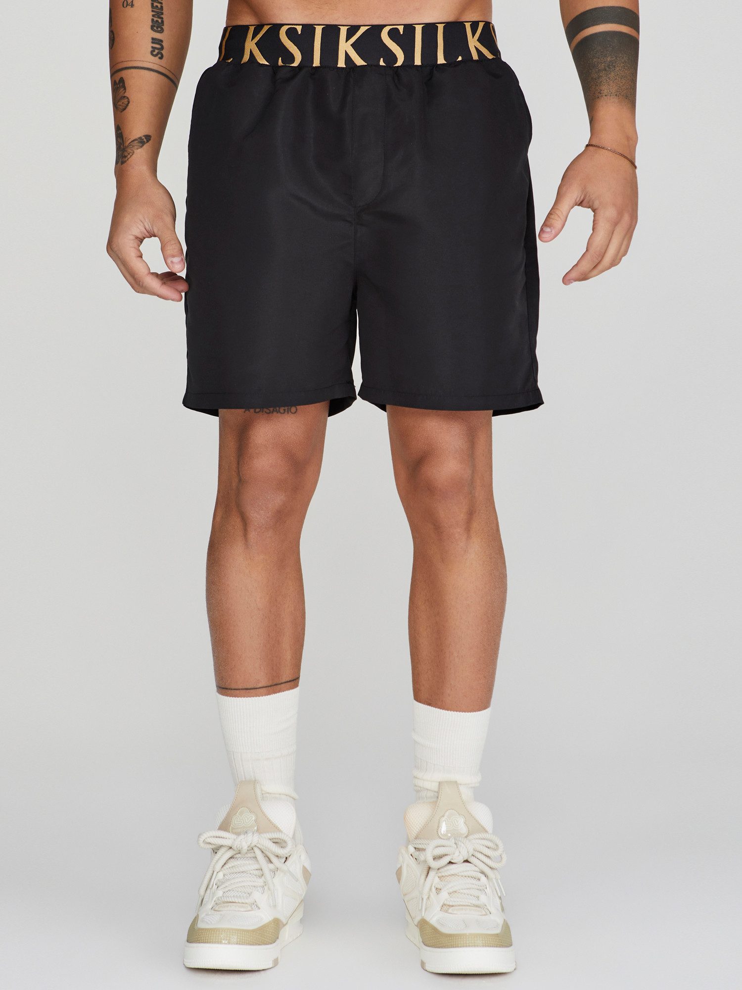 Siksilk Badeshorts SikSilk Herren Schwarze Badeshorts günstig online kaufen