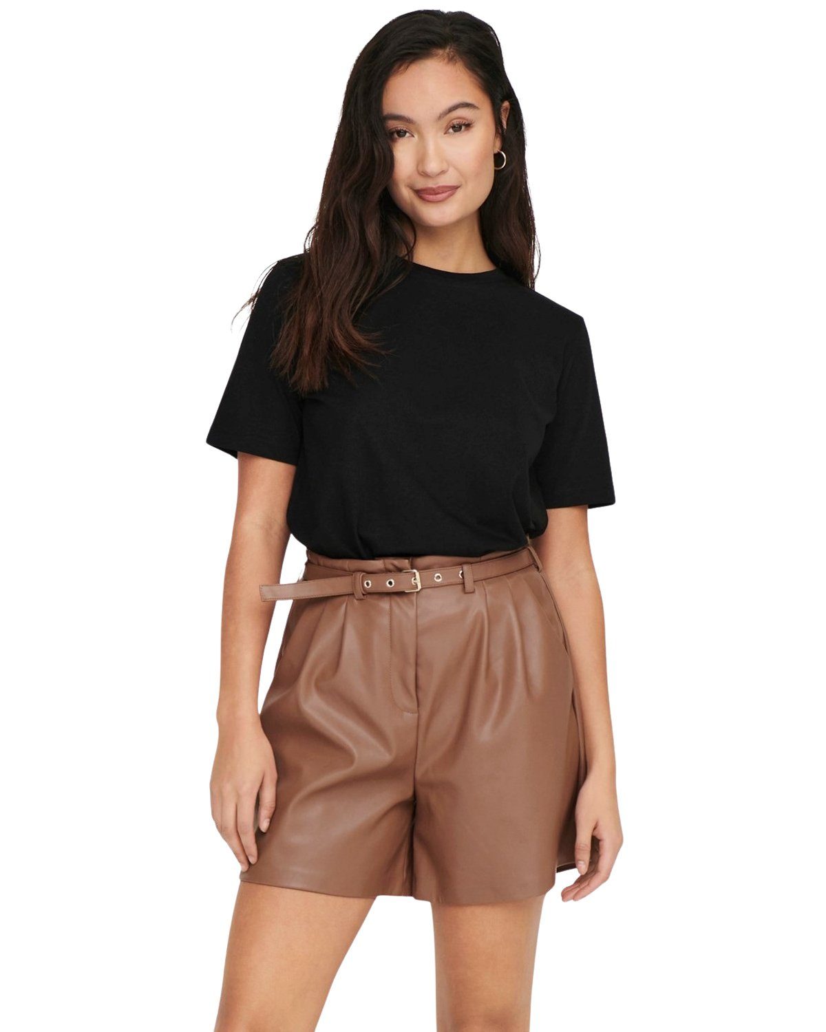 ONLY T-Shirt Basic Shirt im 3er Pack mit Rundhalsausschnitt günstig online kaufen