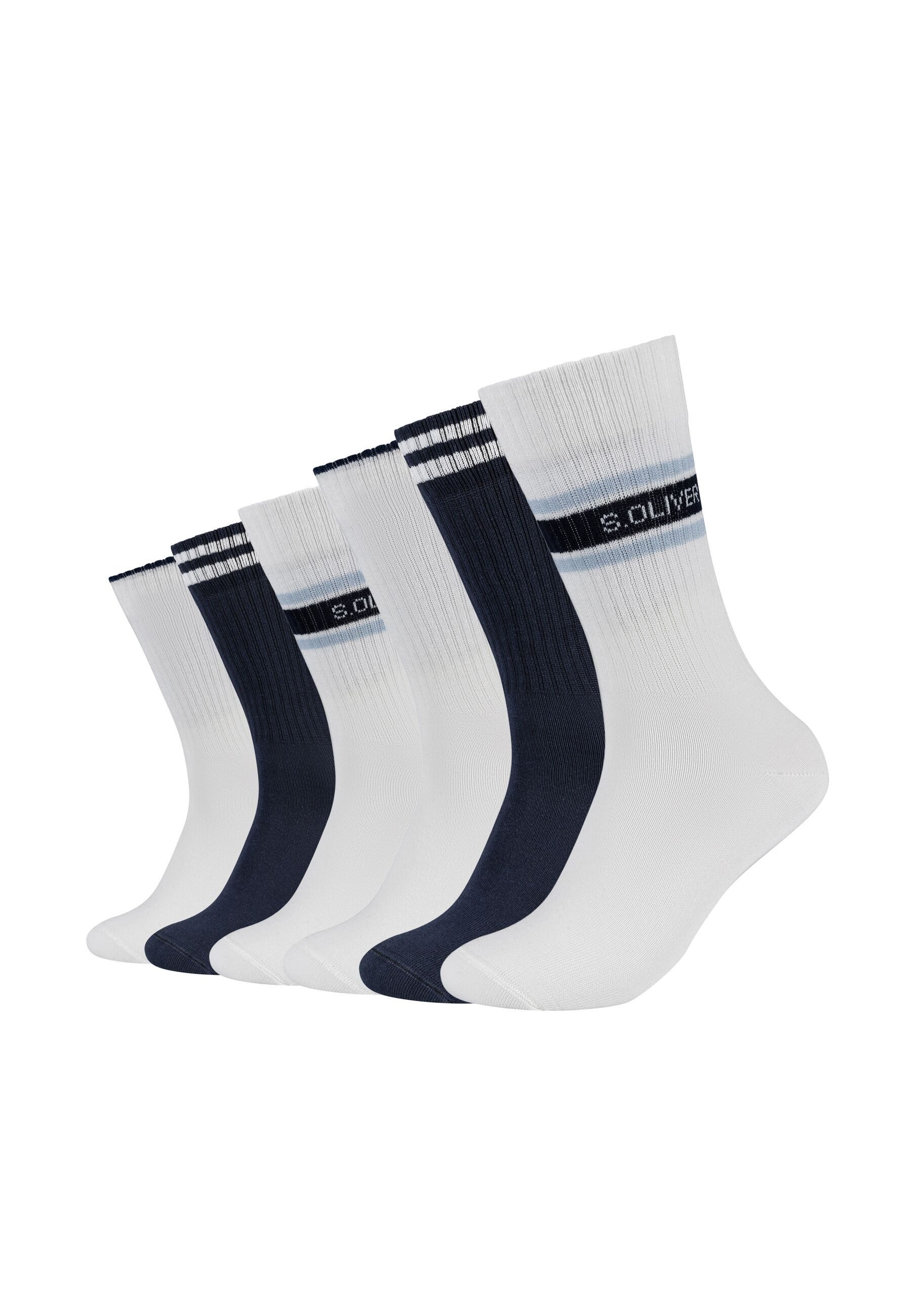 s.Oliver Socken essentials 6er Pack 6er Pack, mit RCS-zertifizierter recycelter Baumwolle