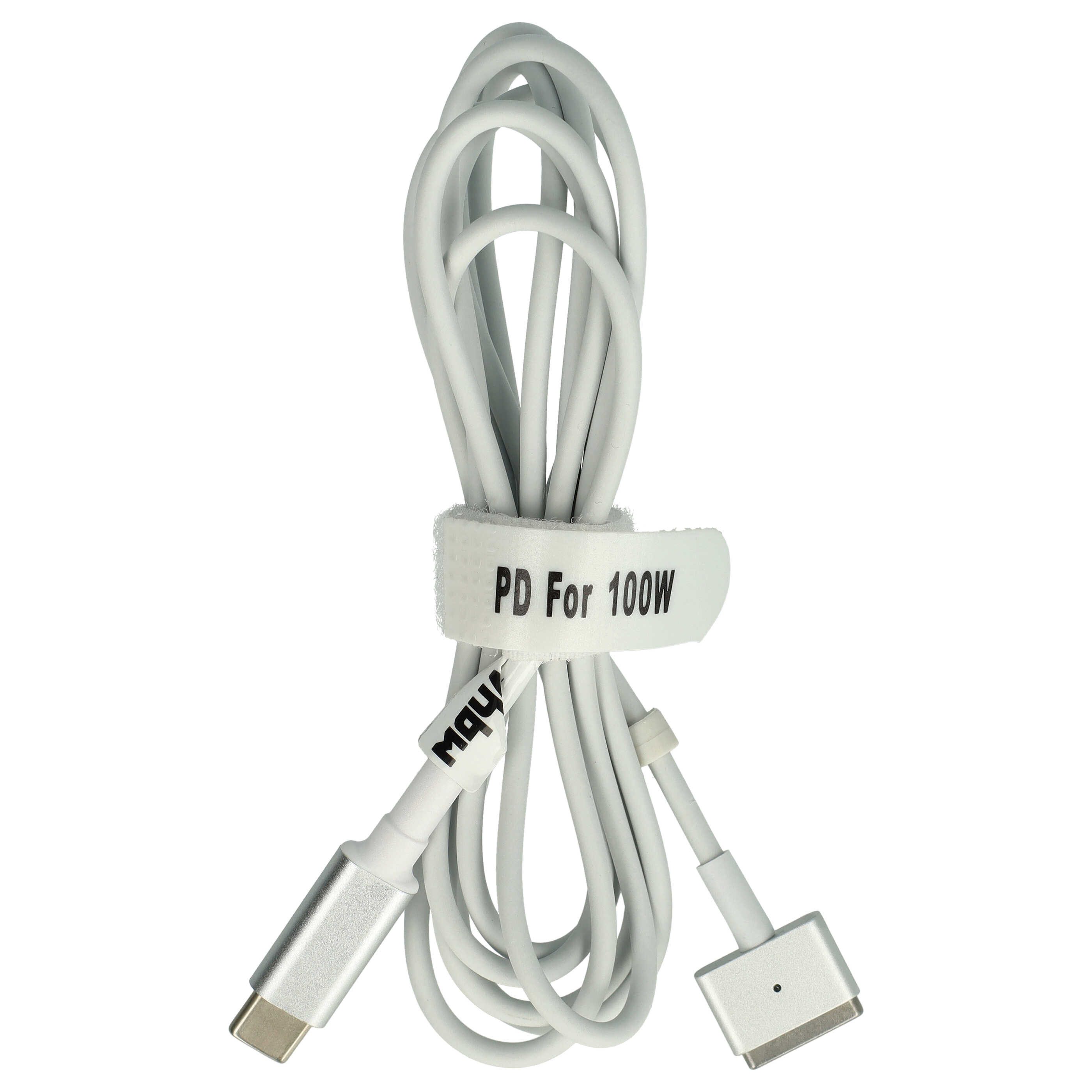 vhbw Adapter passend für Apple Macbook Pro 13" (Ende 2012-2017) Notebook Notebook-Adapter USB Typ C Männlich,Usb Type C, Magsafe 2 Männlich, Tragbar