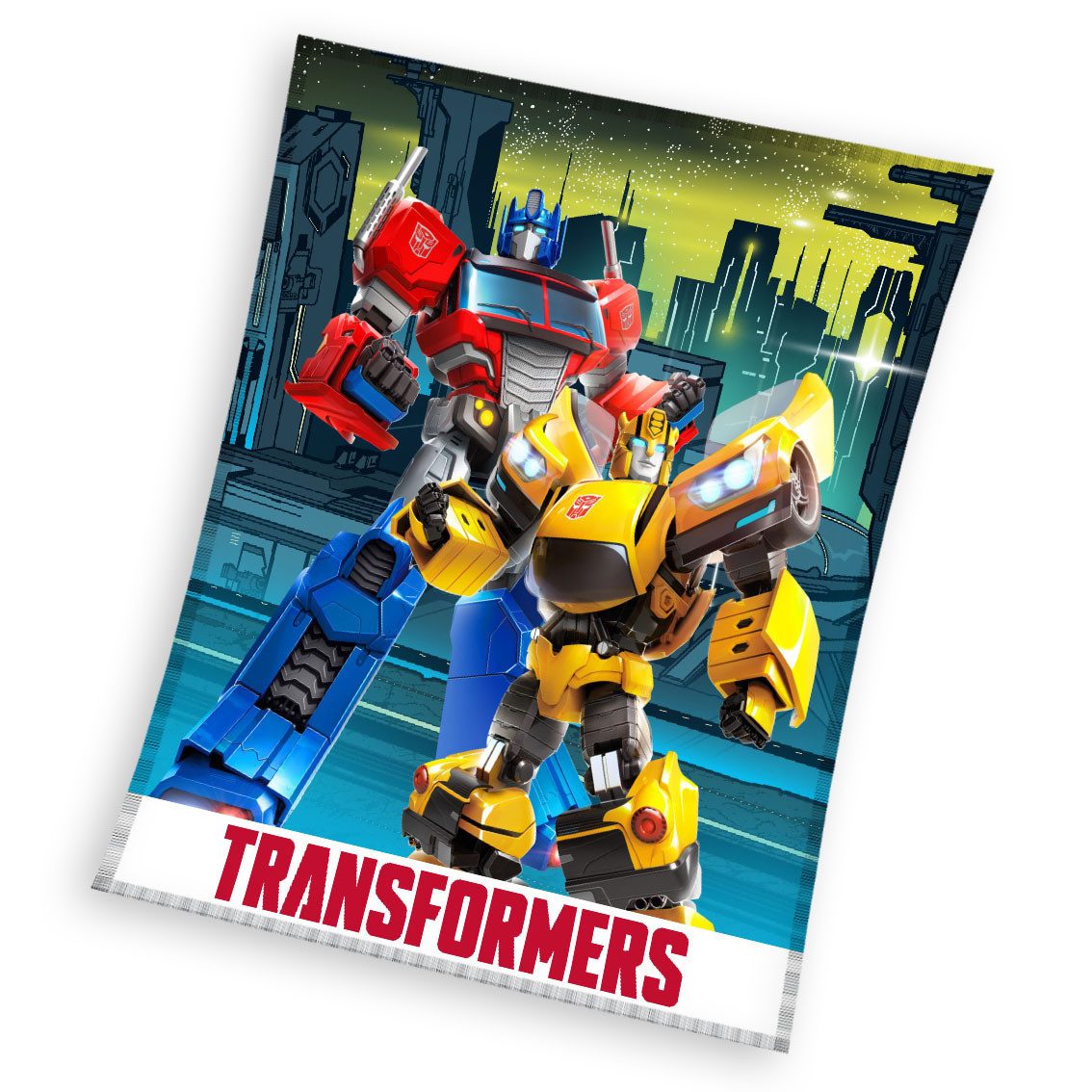 Wohndecke Transformers Fleecedecke Kuscheldecke 130 x 160 cm, Transformers