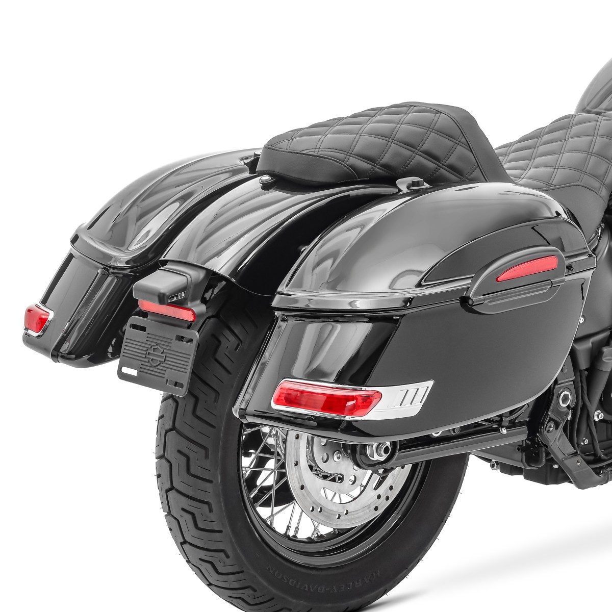 Craftride Koffer Chopper Seitenkoffer Delaware (Paar) je 33 Liter schwarz