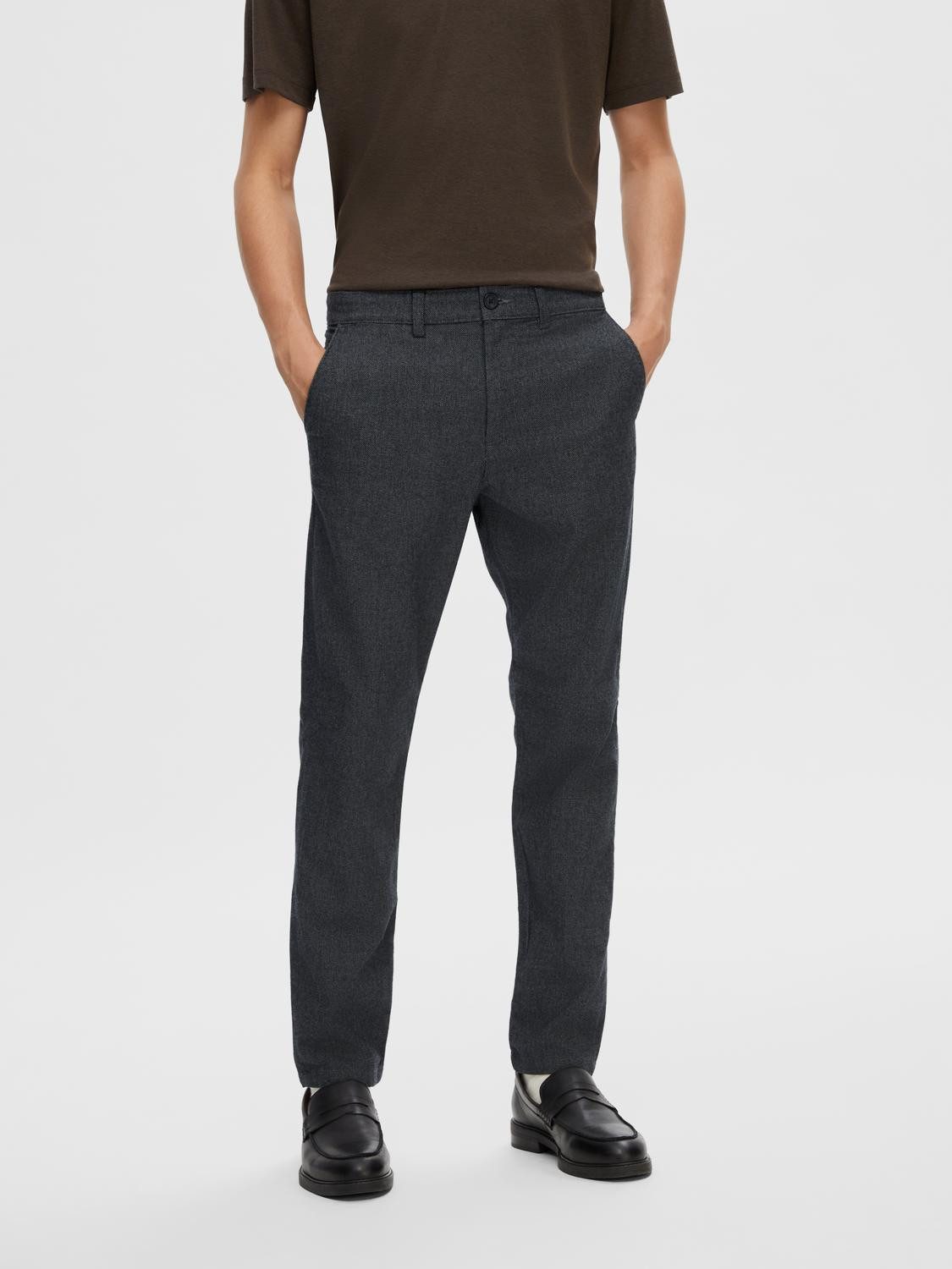 SELECTED HOMME Chinohose SLH175-SLIM MILES BRUSHED günstig online kaufen
