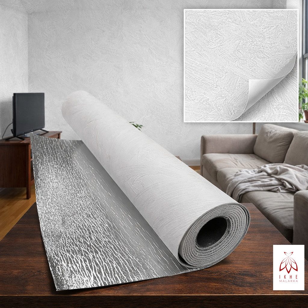 IKHEMalarka Wandpaneel Selbstklebende Flexible Schaum-Wandverkleidung 1,8 m², BxL: 60x300 cm, 1,8 qm, (1 Rolle = 1,8 m², 300x60cm) Schall- und wärmeisolierend, stoßfest, leicht zu reinige. 300x60cm