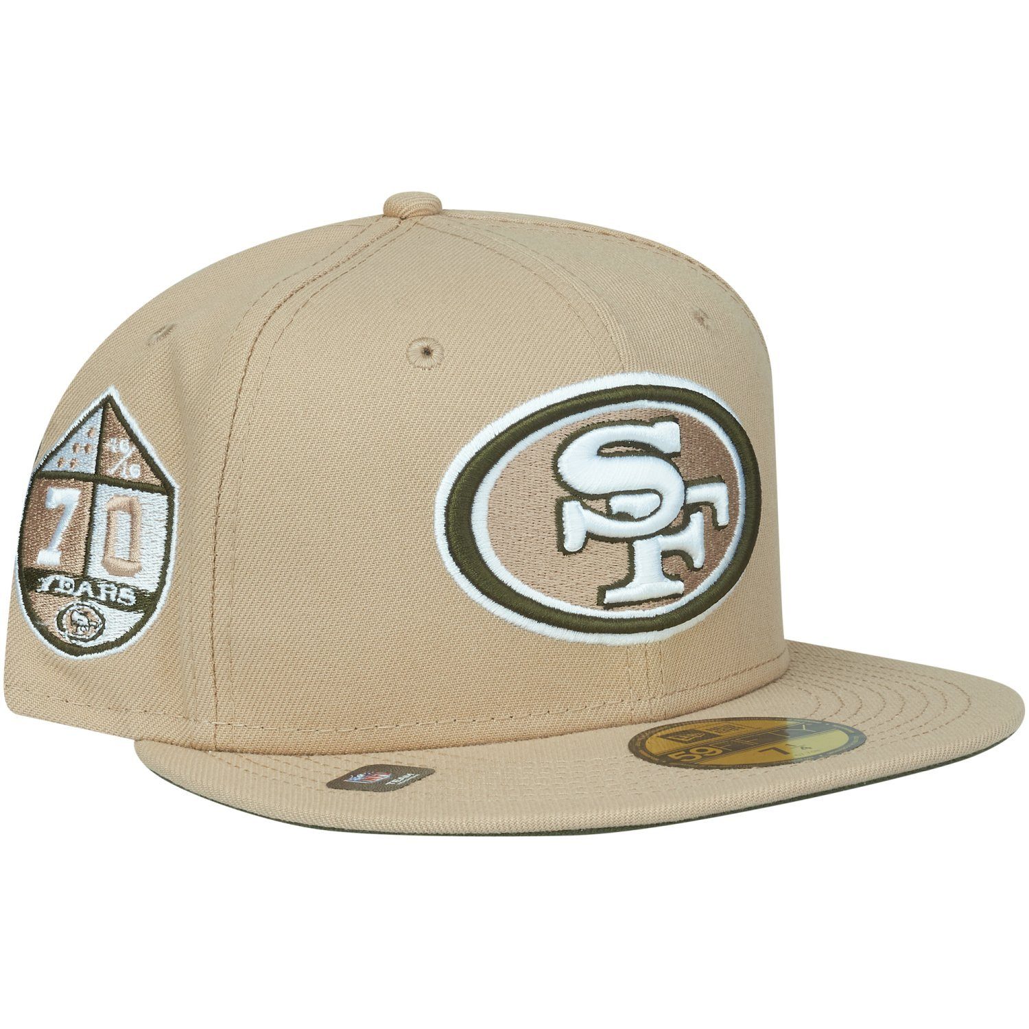 ANNIVERSARY Fitted San Era 49ers New 59Fifty Cap NFL Francisco Teams