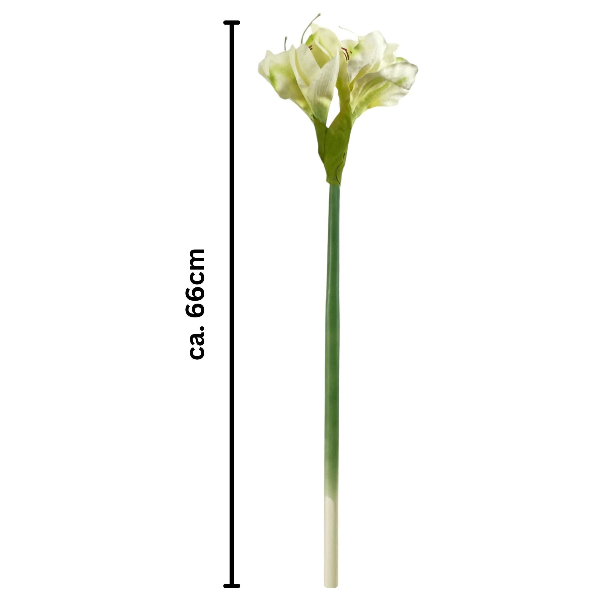 Kunstblume Kunstblume AMARYLLIS ca. 66cm. 1 Stängel mit 4 Blüten., Gasper, günstig online kaufen