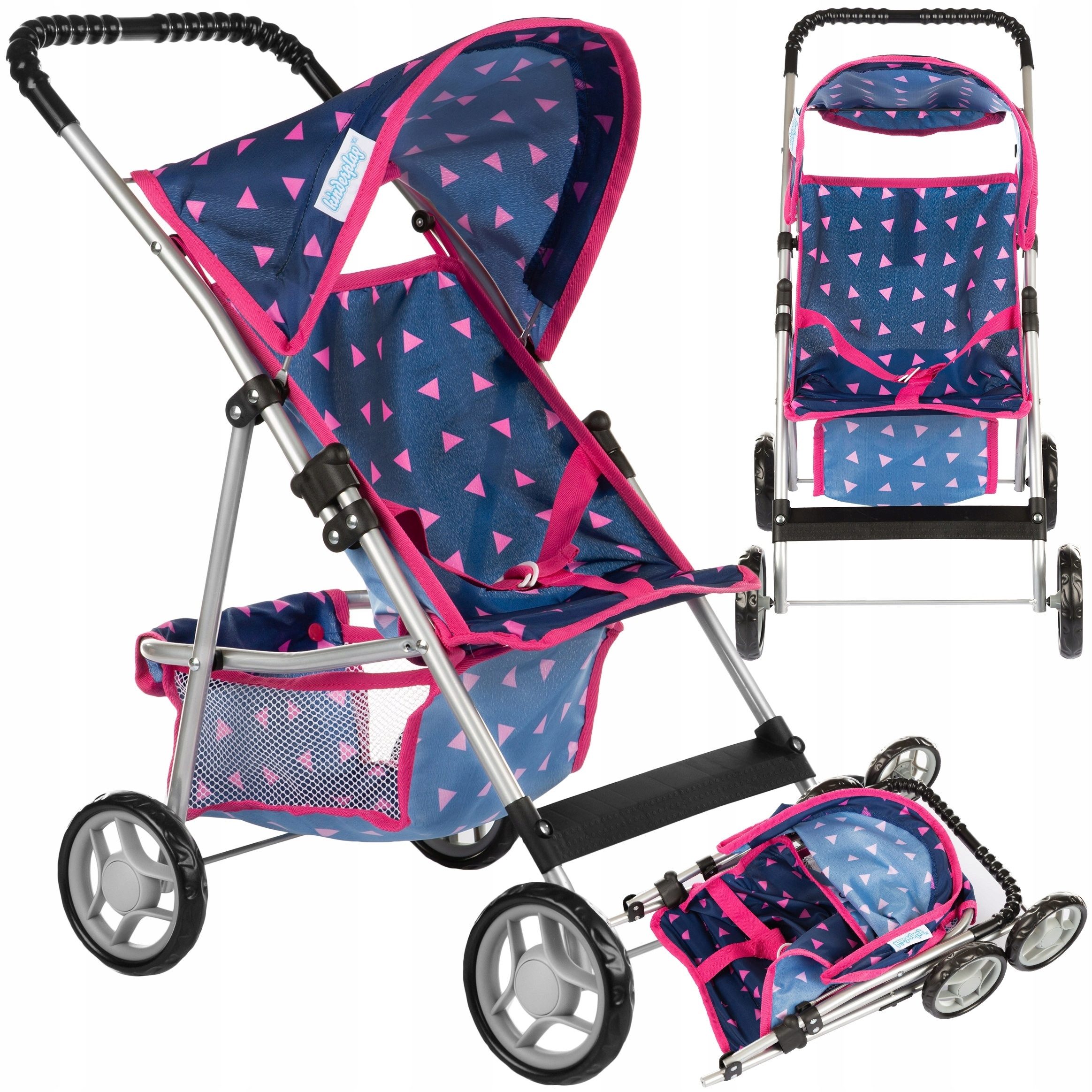 Kinderplay Dolls & Strollers Puppenbuggy Puppenbuggy leicht faltbar – mit G günstig online kaufen