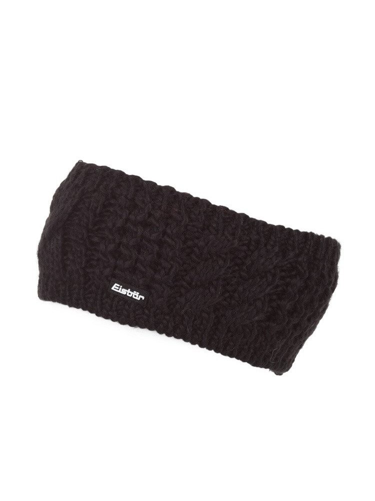 Eisbär Stirnband Afra (Futter aus Fleece) schwarz Damen - 1 Stück