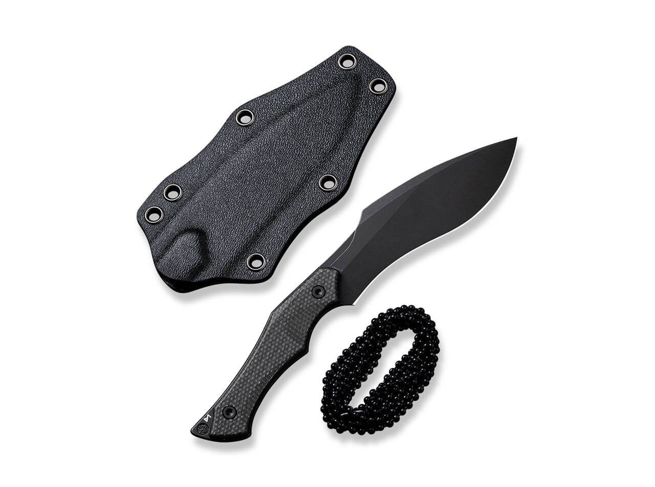 CIVIVI Universalmesser CIVIVI Vaquita II Micarta Dark Green Neckknife mit Kydexscheide, (1 St), Scheide inklusive