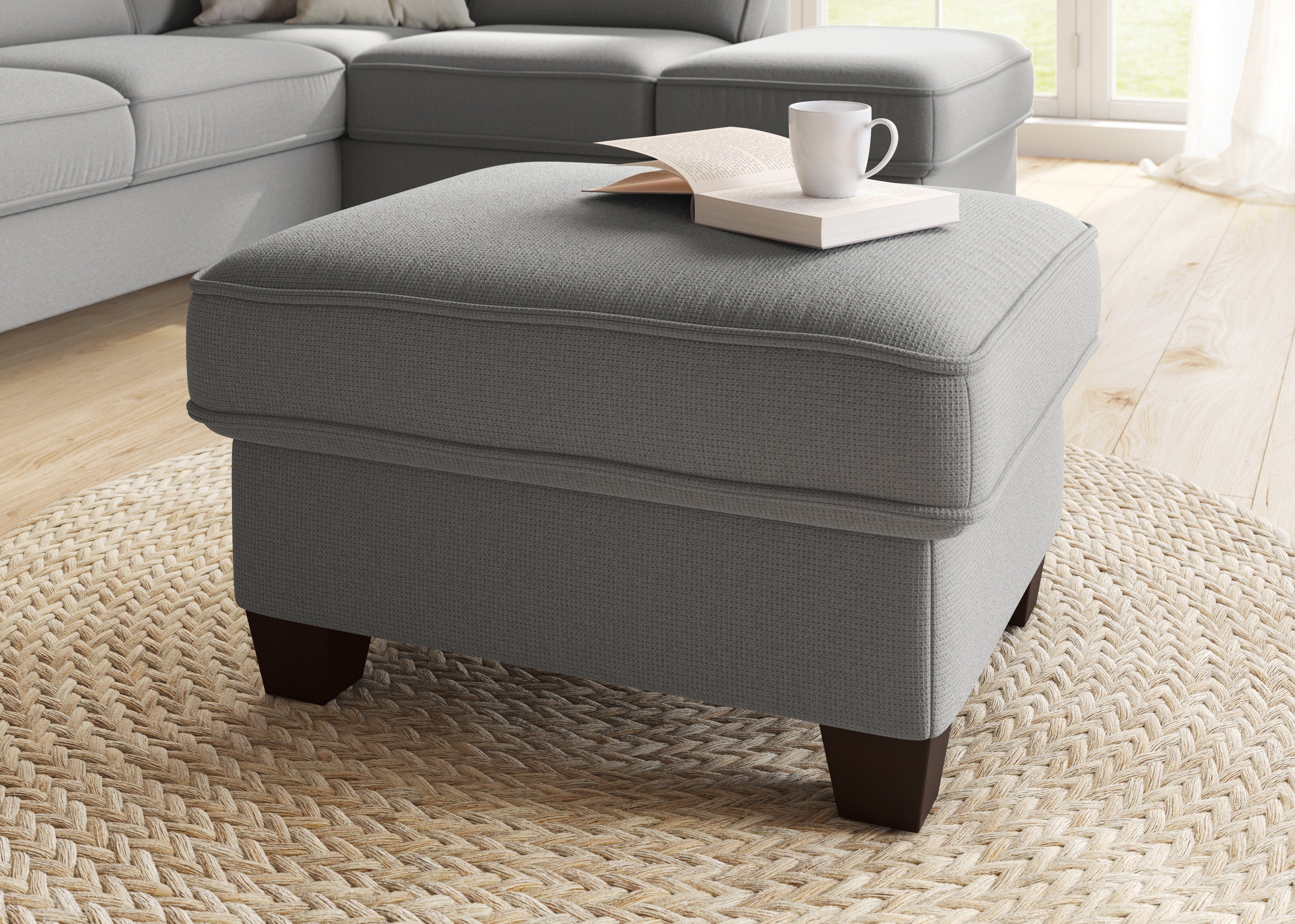 OTTO home Hocker County (1 St), mit Federkern und Stauraum, passend zur "County"-Serie