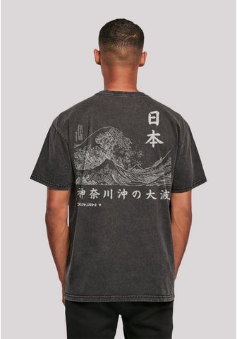 F4NT4STIC Marškinėliai Kanagawa Welle Print