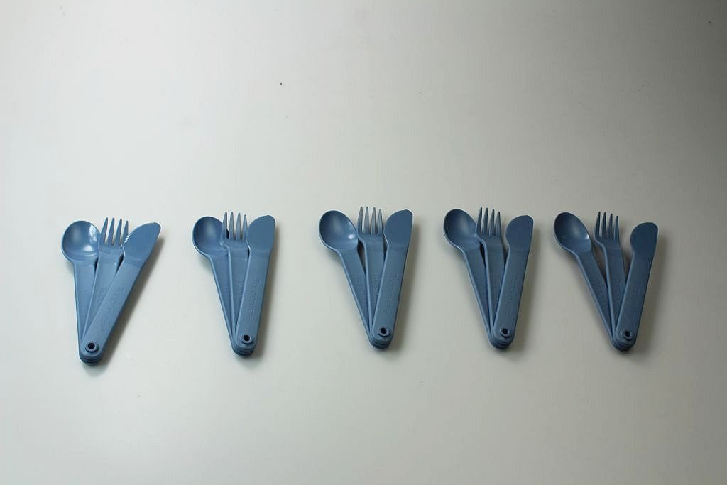 TUPPERWARE Besteck-Set Besteck SET blau (5)