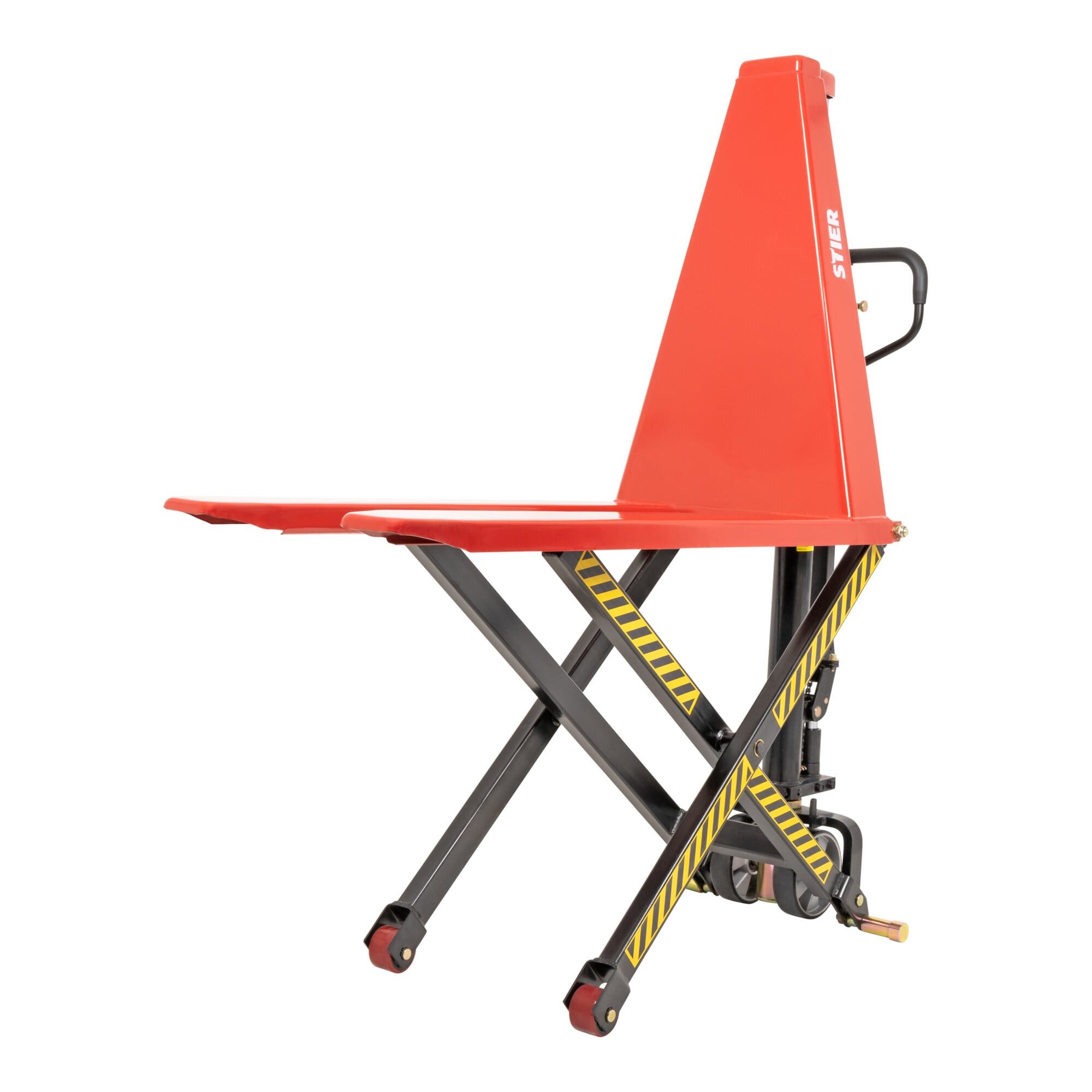 Stier Schraube STIER Scheren Hubwagen 1000kg Traglast 800mm Hubhöhe Quicklift Hochhub