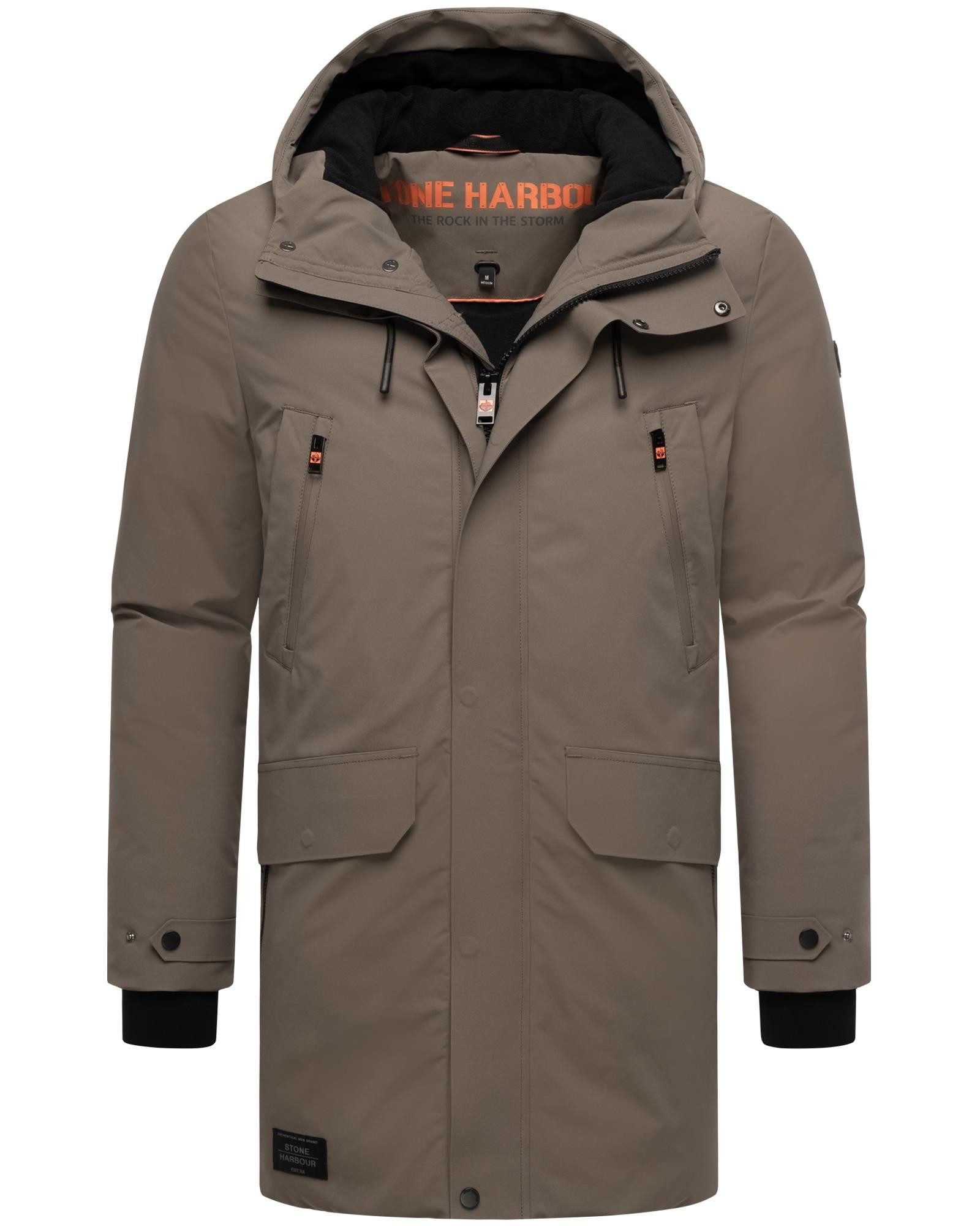 Stone Harbour Wintermantel Kitraan XX Langer Herren Winterparka mit zahlreichen Taschen – Bild 4 von 5