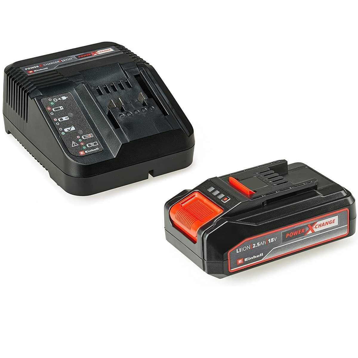 Einhell Starter Kit 2,5 Ah Akku & Ladegerät Power X-Change, 18V Akku Starter-Set (2 St)