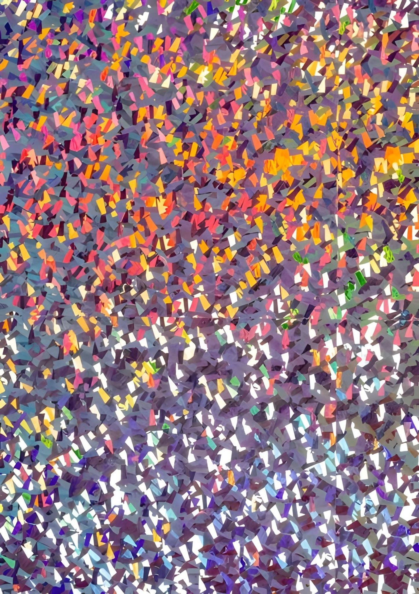 Heyda Designpapier HEYDA 204077380 Holografie-Karton Prisma 495 x70 cm silberfarben