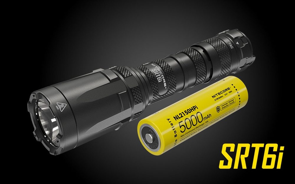 Nitecore Taschenlampe SRT6i taktische Taschenlampe mit 2100 Lumen für den Polizeieinsatz (1-St)