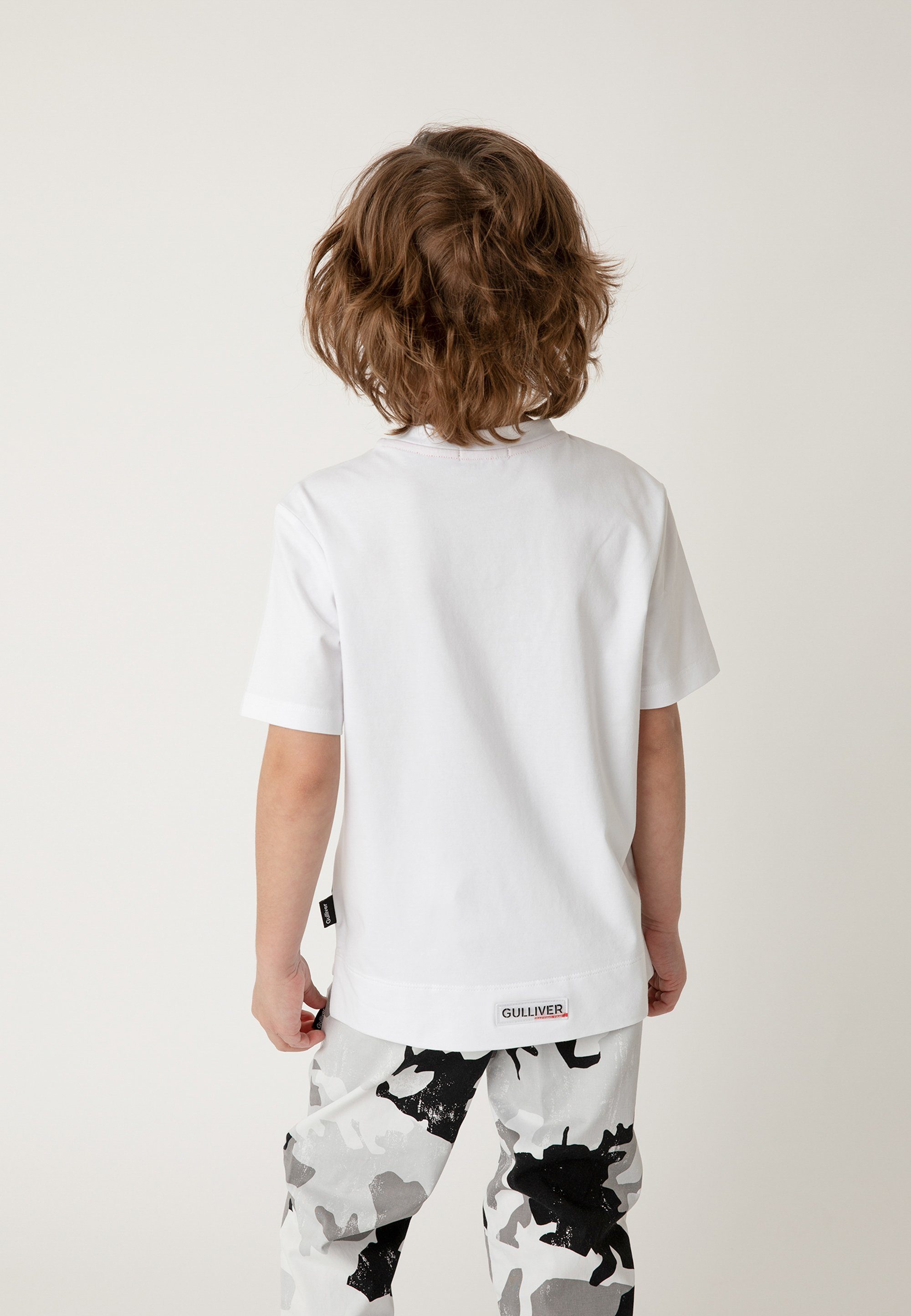 Gulliver T-Shirt mit verlängertem Rücken, Aus angenehmem Baumwoll-Material  mit geringem Elasthan-Antei | T-Shirts