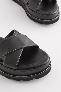 Next Forever Comfort® Flatform-Sandalen aus Leder Plateausandale (1-tlg)