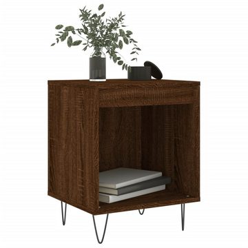 vidaXL Nachttisch Nachttische 2 Stk Braun Eichen-Optik 40x35x50 cm Holzwerkstoff