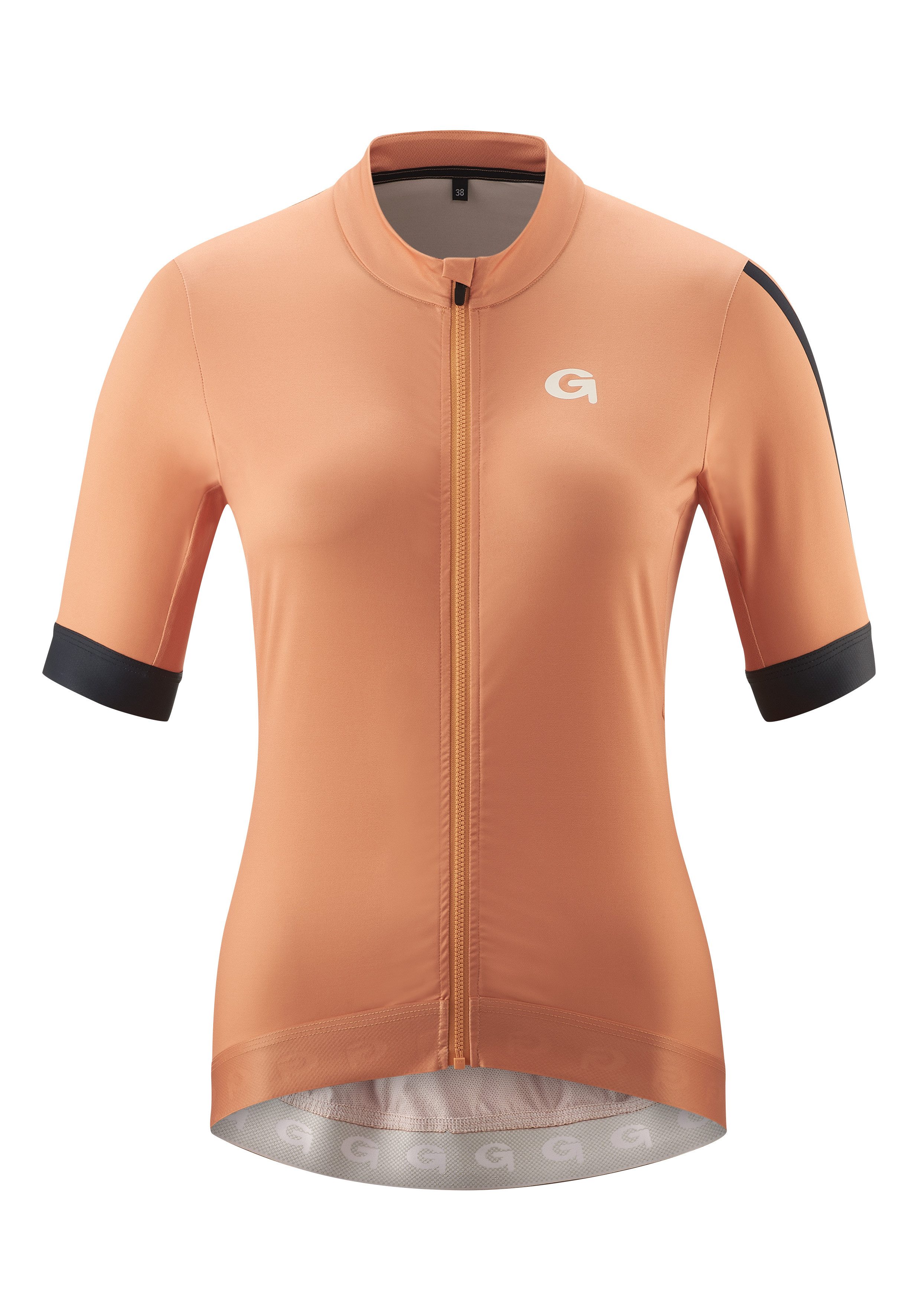 Gonso Radtrikot PIANA Damen Radshirt kurzarm, atmungsaktives Fahrradtrikot mit Rückentasche