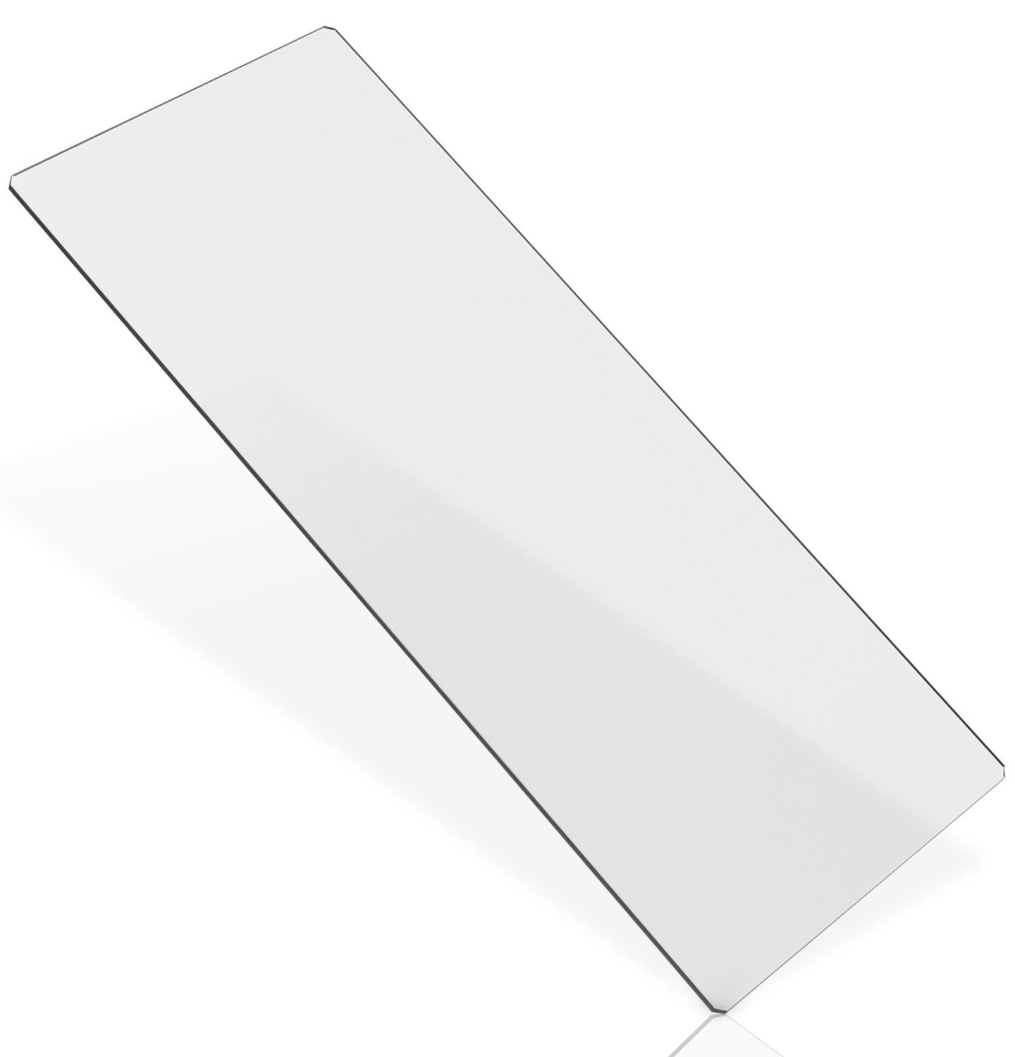 Zanussi Abdeckplatte Glasplatte 2249064102, 476x195 mm für Gemüsefach Kühlschrank