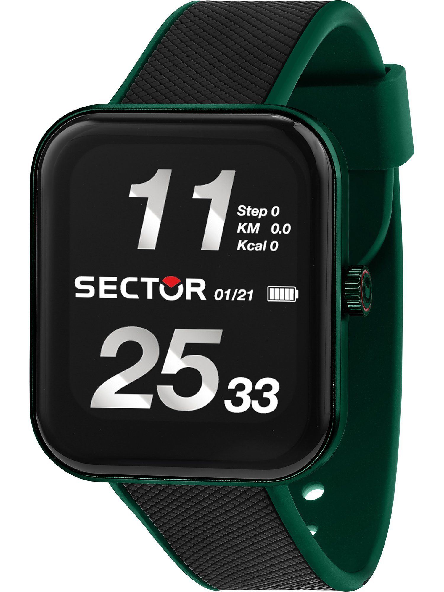 Sector Digitaluhr Sector Herren-Smartwatch Digital Akku