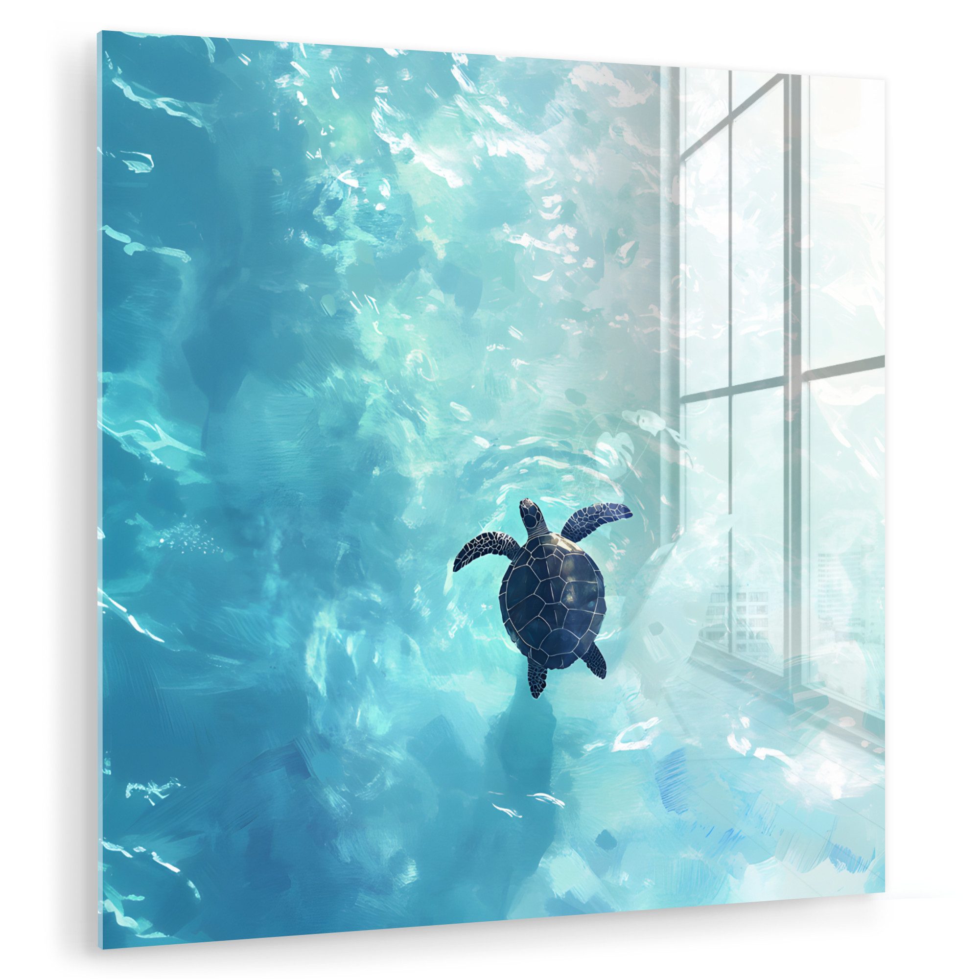 MuchoWow Acrylglasbild Schildkröte - Meer - günstig online kaufen