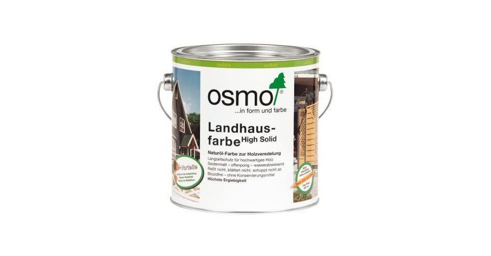 Holzschutzlasur Osmo Landhausfarbe 2,5 L lichtgrau
