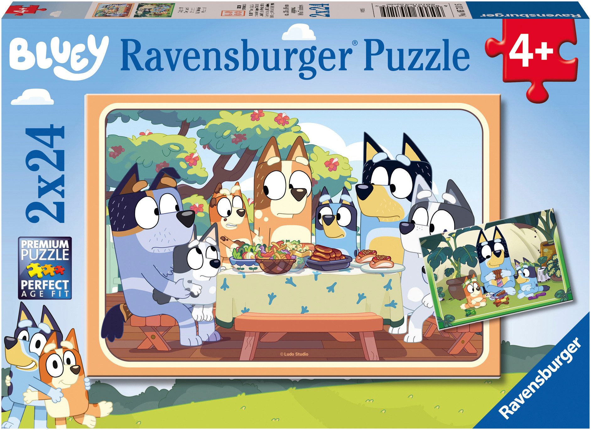 Ravensburger Puzzle Bluey, Auf geht's!, 48 Puzzleteile, Made in Europe günstig online kaufen