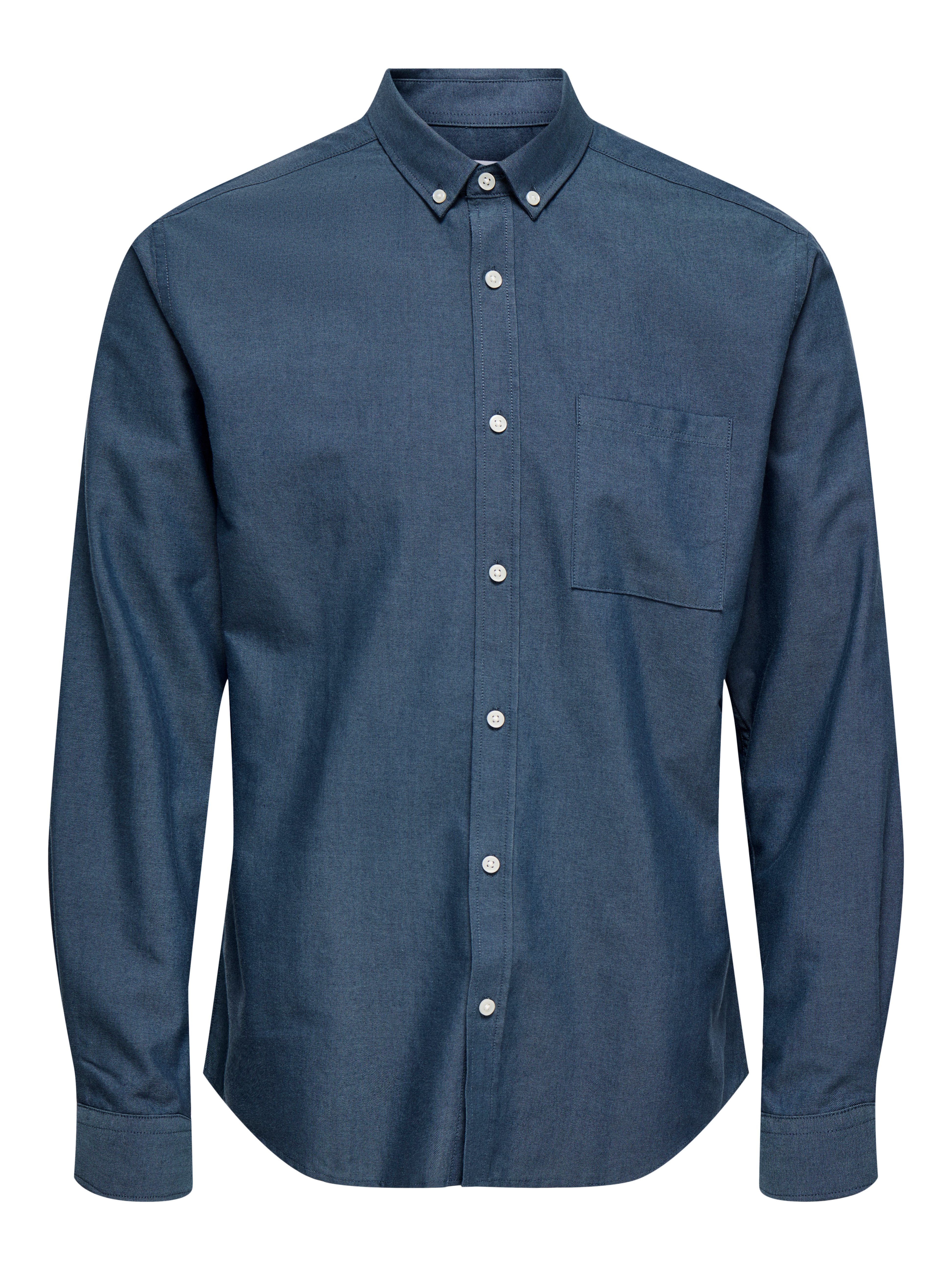 ONLY & SONS Langarmhemd ONSALVARO SLIM LS OXFORD SHIRT NOOS günstig online kaufen