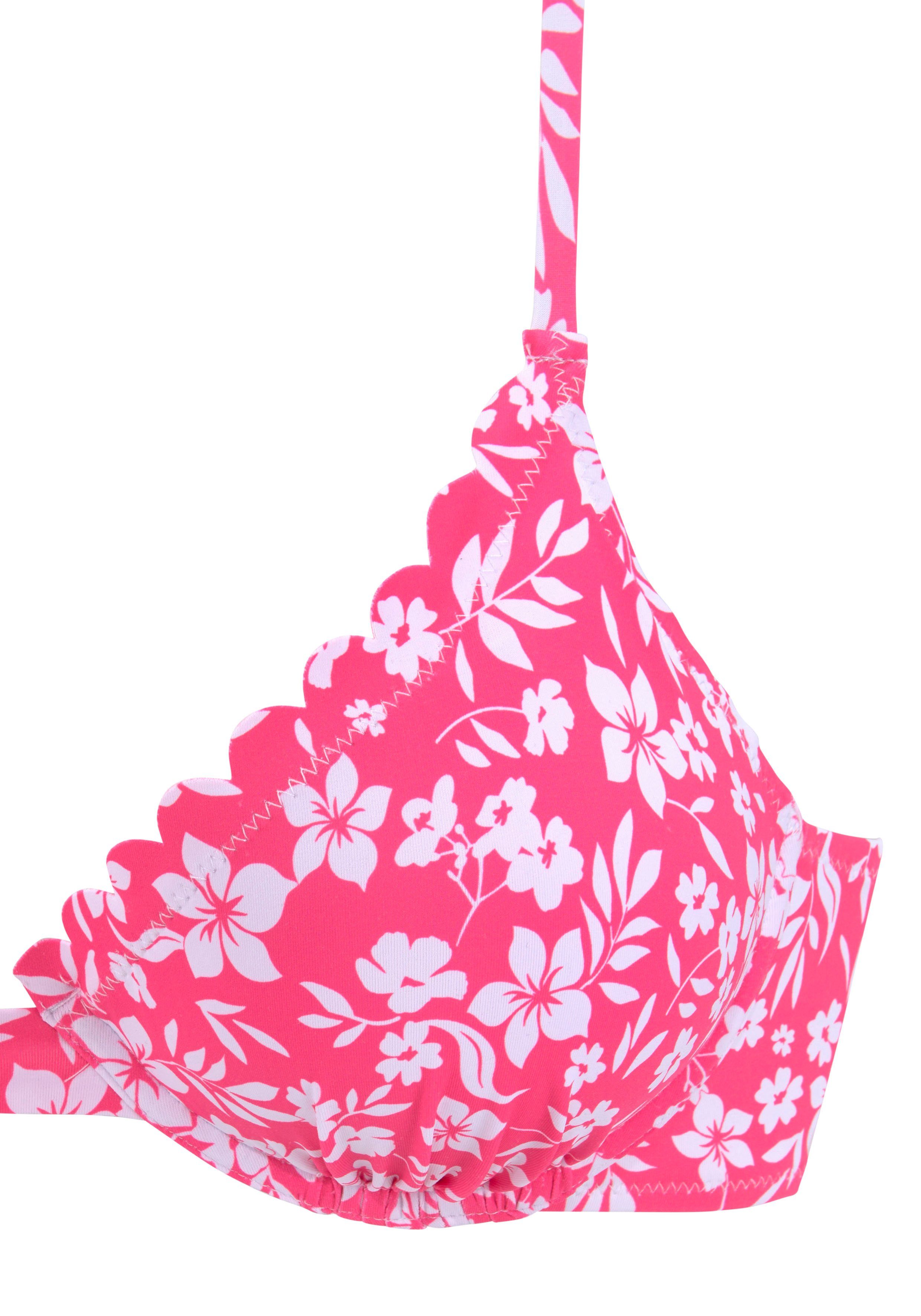 Vivance Bügel-Bikini-Top Leni, mit gelaserter Wellenkante