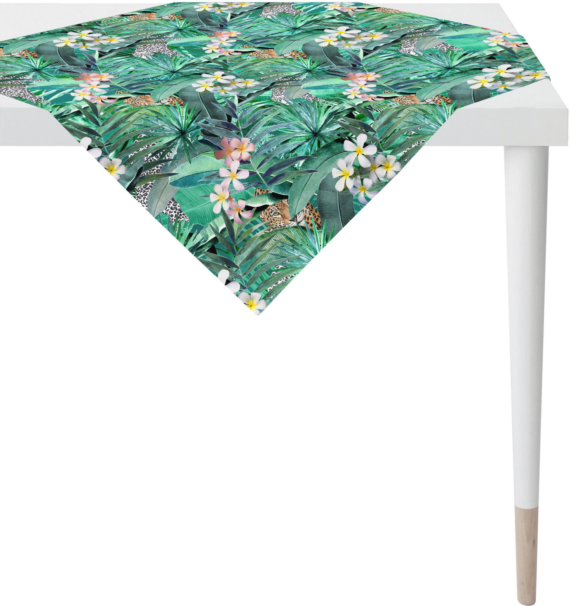 APELT Mitteldecke 6852 SUMMERTIME, Sommerdeko, Sommer (1-tlg), mit tropischem Motiv, Digitaldruck