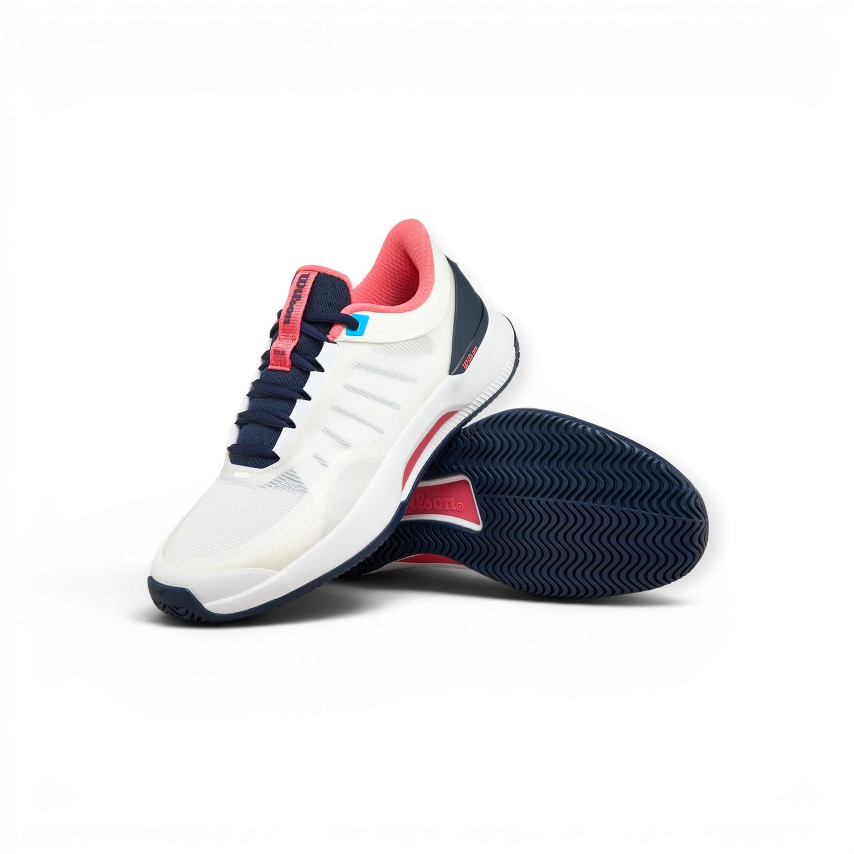 Wilson Intrigue Tour Allcourt 2025 weiss/navyblau/rot Damen Tennisschuh