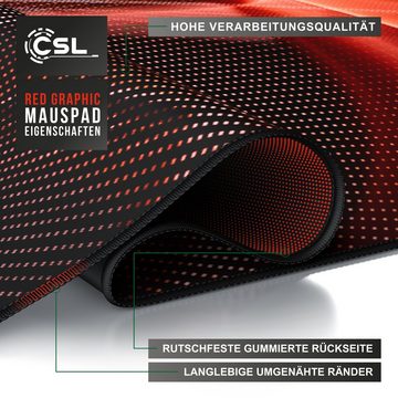 CSL Gaming Mauspad, XXL, Mousepad, 900 x 400 x 3 mm, Tischunterlage, abwaschbar