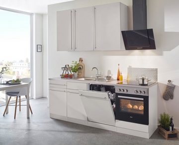 wiho Küchen Küchenzeile Chicago, ohne E-Geräte, Breite 220 cm
