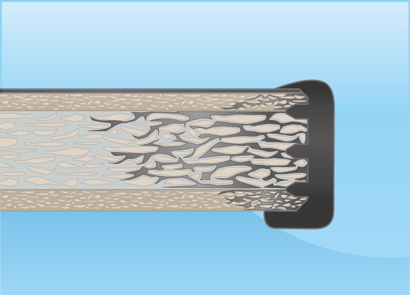 sieger Gartentisch Loft Vivodur, in Schiefer anthrazit, Eisengrau - 165x74x95 (BxHxT)