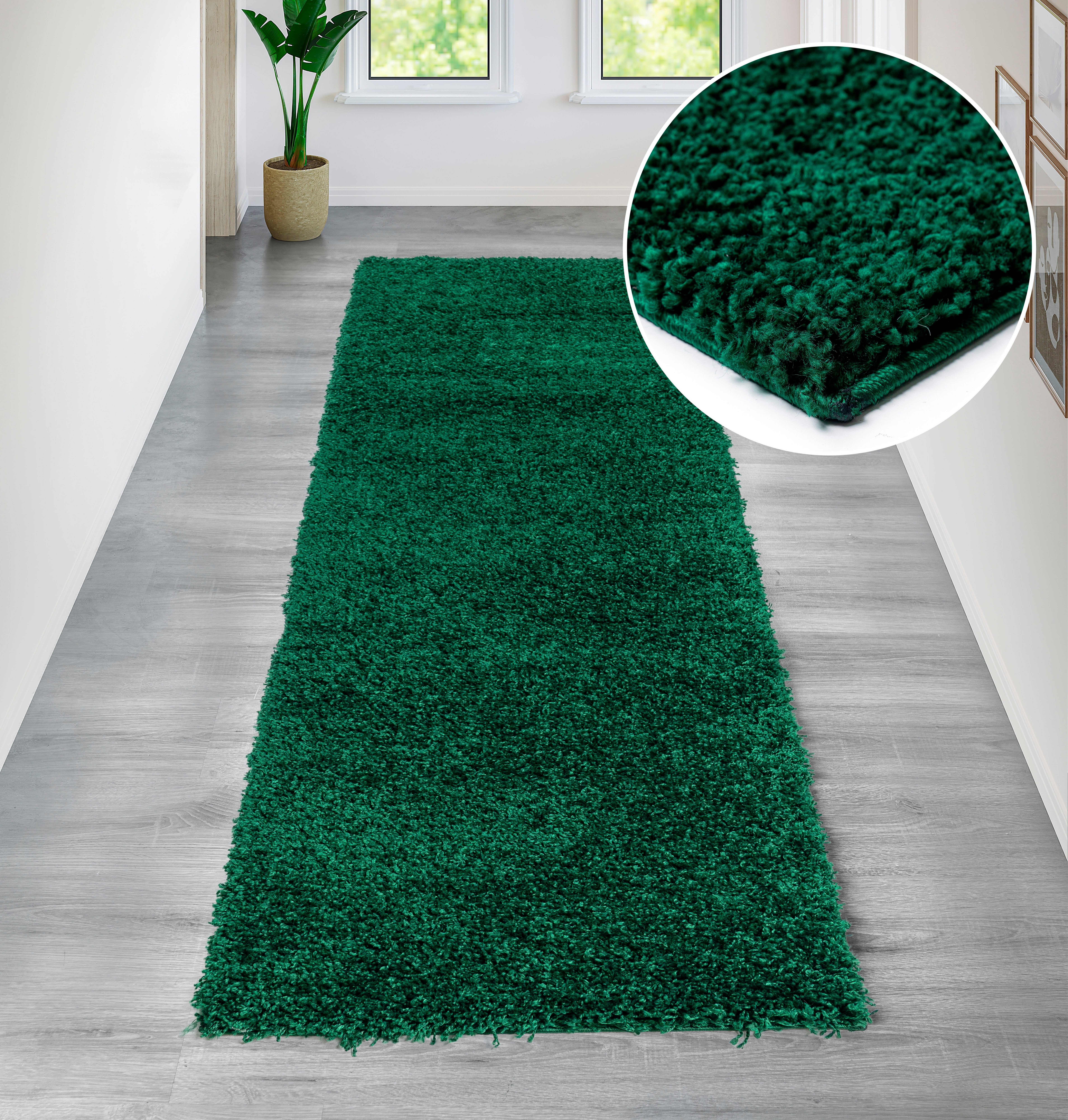 Bruno Banani Läufer Shaggy Soft, rechteckig, günstig online kaufen
